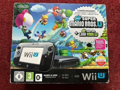 Nintendo Wii U (Aktuellstes Modell)- Mario & Luigi Premium Pack 32GB Schwarz...