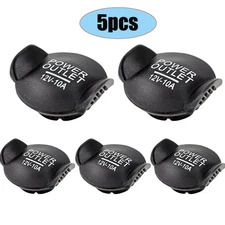Universal 12V Car Power Outlet Socket Plug Lighter Cigarette Cover Cap Auto 5PCS