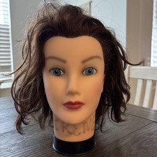 Burmax Debra Human Hair Mannequin Head Cosmet...