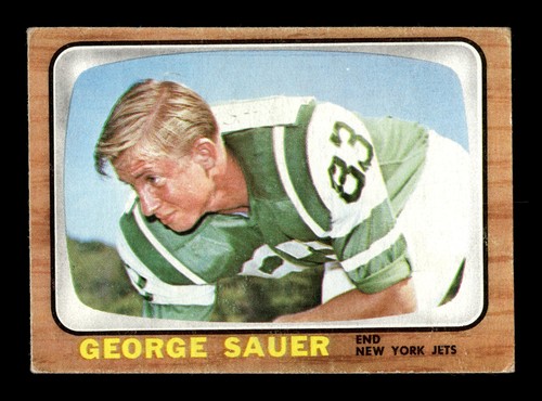 George Sauer #101 1966 Topps card