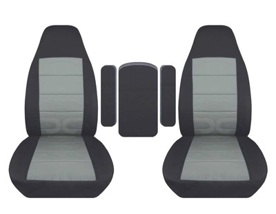 Fits 99-01 Ford F150 truck seat covers Front highback bucket seats with Armrest