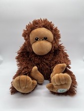 FAO Schwarz Plush Orangutan Gorilla Monkey Save the Earth Stuffed Animal Toy 16  