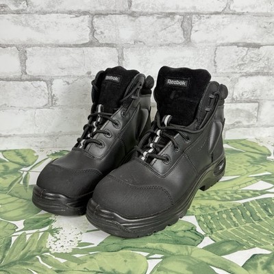 REEBOK Trainex Men's 6'' Sport Black Boots RB6750 Size 10.5W