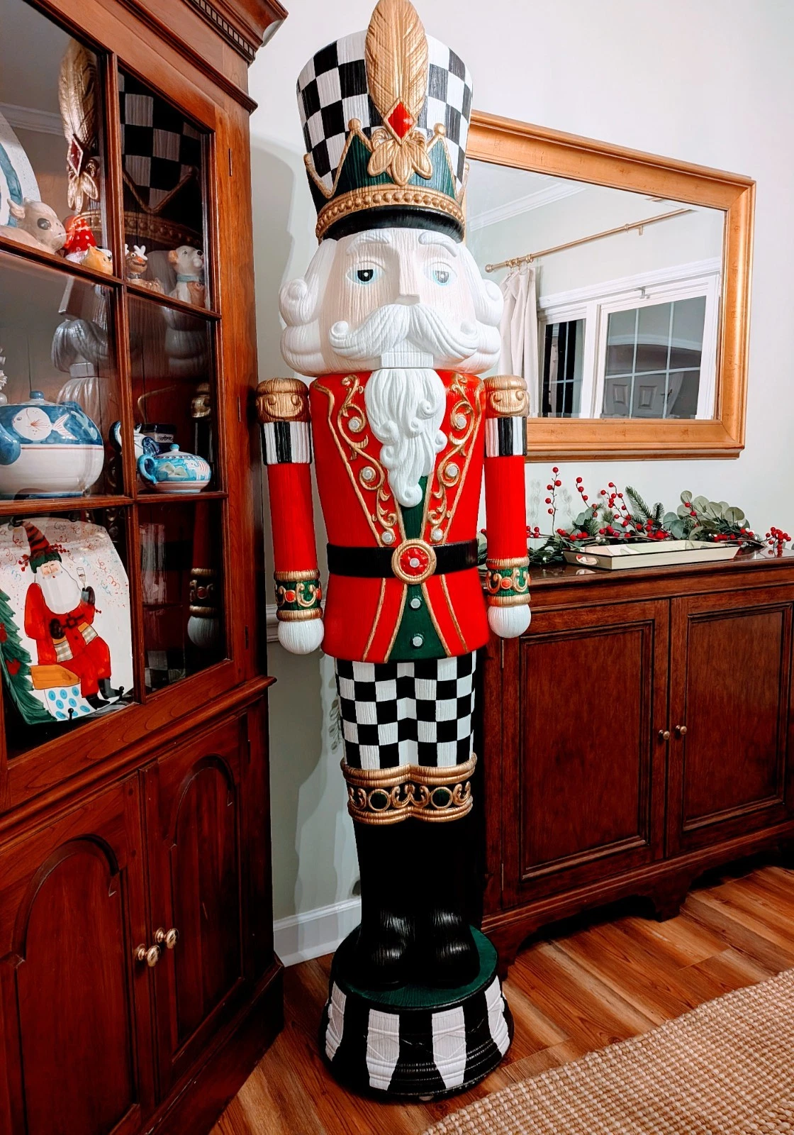 Holiday Time 6' Hand Painted Nut Cracker