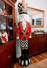 Holiday Time 6' Hand Painted Nut Cracker 