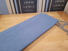John Lewis W80.5 x D190cm MTM Sanderson Plain Weave Roman Blind, Dark Grey