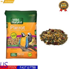 Parrot Food Seed Grain and Vegetable Mix 8 lbs Omega-3 Variety Foraging Behavior