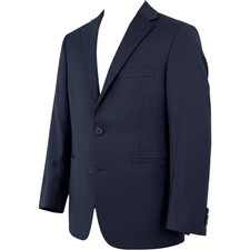 Michael Kors Blazer Boys Size 10R Navy Blue 100 Wool Single Breasted Jacket