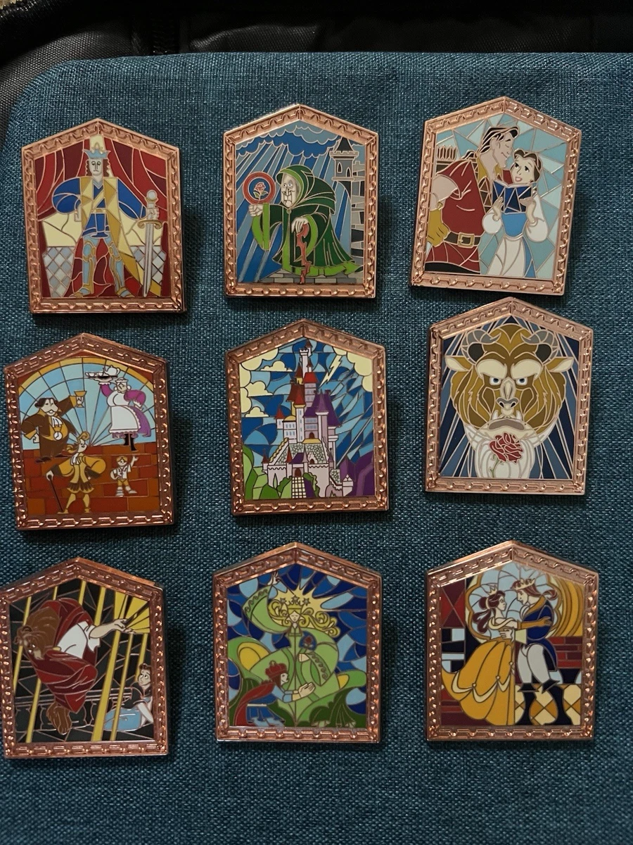 25+ Beauty and the Beast Contemporary Disney Pins, Patches