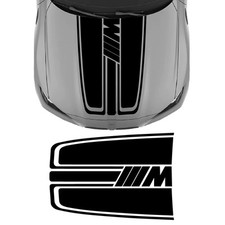 Autosticker Streifen Motorhaube M Power BMW M