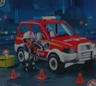 Playmobil -- spare part -- fire car 4822