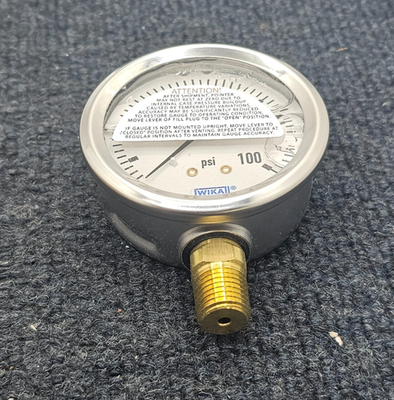 #ad #ad WIKA Liquid Filled Pressure Gauge 100 PSI $29.95