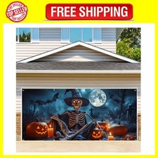 6 X 13 Ft Halloween Garage Door Decorations Halloween Decorations Witch Door Cov