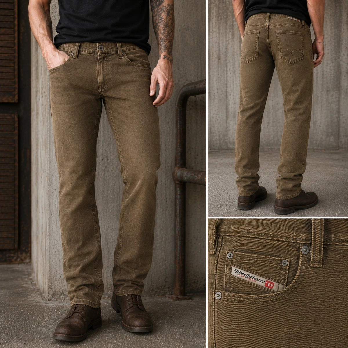 パンツ diesel brown skinny coating Diesel Brown Jeans for Men for sale | eBay