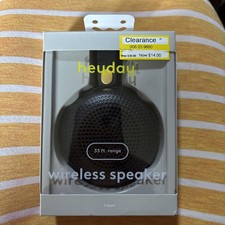 Lot of 3 Heyday Lightweight Wireless Bluetooth Speaker Playtime 33Ft Range Black