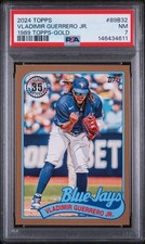 2024 Topps Series 1 - 1989 Topps Baseball Vladimir Guerrero Jr. #89B-32 Gold /75