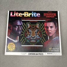 Lite-Brite Stranger Things Light Up Art Set 664 Pieces Netflix Official