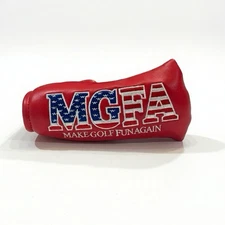 New MGFA American Flag Blade Putter Cover from MF Golf MAGA - Red