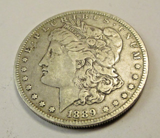 1889 Morgan Dollar O Mintmark New Orleans USA Silver 0.900