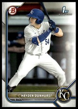 2022 Bowman Draft #BD-44 Hayden Dunhurst