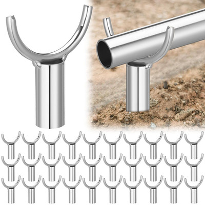 25 Pcs Concrete Metal Screed Rebar Chairs Use with 2'' or Smaller Metal Screed Pi