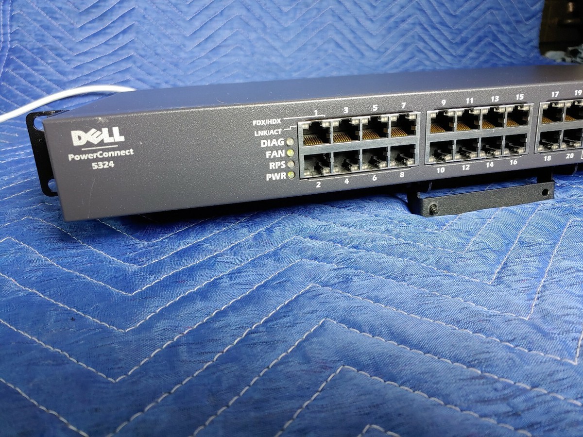 Gebraucht Dell PowerConnect 5324 24 Port Gigabit Ethernet Managed Switch Geprüft