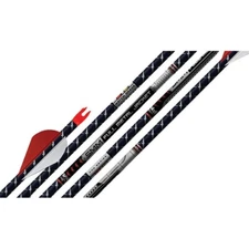 EASTON 5mm FMJ MATCH GRADE CARBON/ALUMINUM ARROWS W/ BLAZER OR BULLY VANES 6 PK