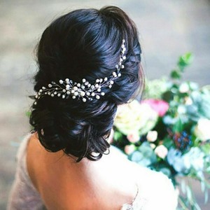 Wholesale Pearls Crystal Hair Comb Wedding Bridal Hair Accessories