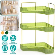 3-Tier Corner Bathroom Counter Organizer, Perfume Tray and Vanity Organizer,
