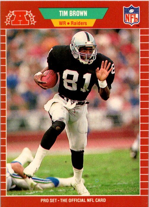 1989 Pro Set #183 Tim Brown NearMint/Mint