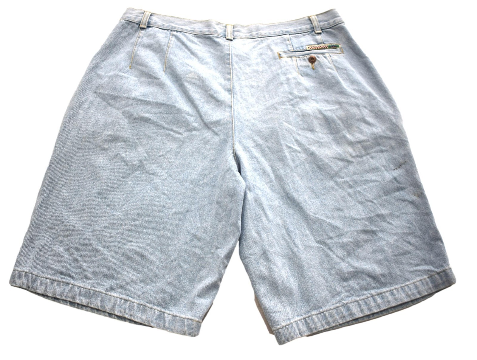 Vintage Denim Shorts Mens Retro Festival 40" Waist image 2