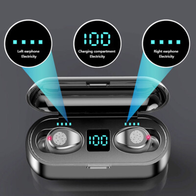 Wireless TWS Bluetooth Earbuds Waterproof Bluetooth 5.3 Headset Noise Cancelling
