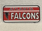 SWEET Atlanta Falcons 3x6 Inch Metal Bicycle License Plate, MINT!