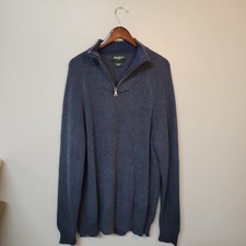 Eddie Bauer Authentic Outdoor Outfitter Dark Navy Sweater Mens XXL