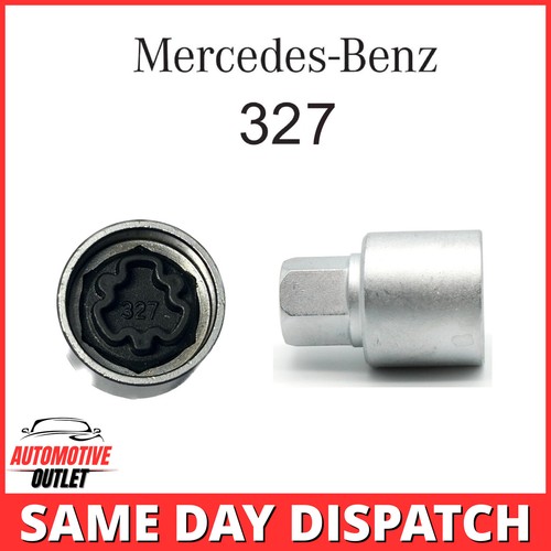 MASTER SECURITY WHEEL LOCKING BOLT KEY 327, 17mm SOCKET FOR MERCEDES A C E CLASS