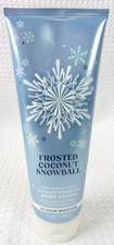 Bath  Body Works Frosted Coconut Snowball Ultimate Hydration Body Cream 8oz NEW