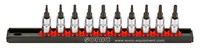Sonic 1/4'' Tx-Bit-Satz Auf Steckleiste 10-Tlg.