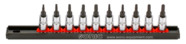 Sonic 1/4'' Tx-Bit-Satz Auf Steckleiste 10-Tlg.-image