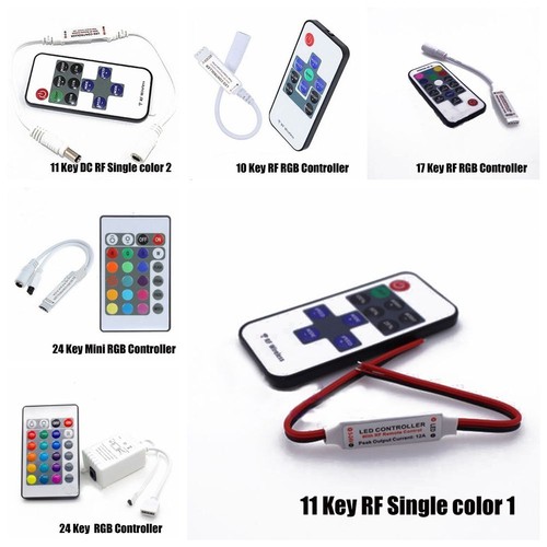 Keys New RGB Inline Remote Controller LED Strip Light Switch RF ...