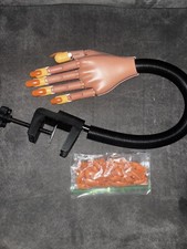 Practice Hand for Acrylic Nails, Professional Nail Practice Assorted Designs