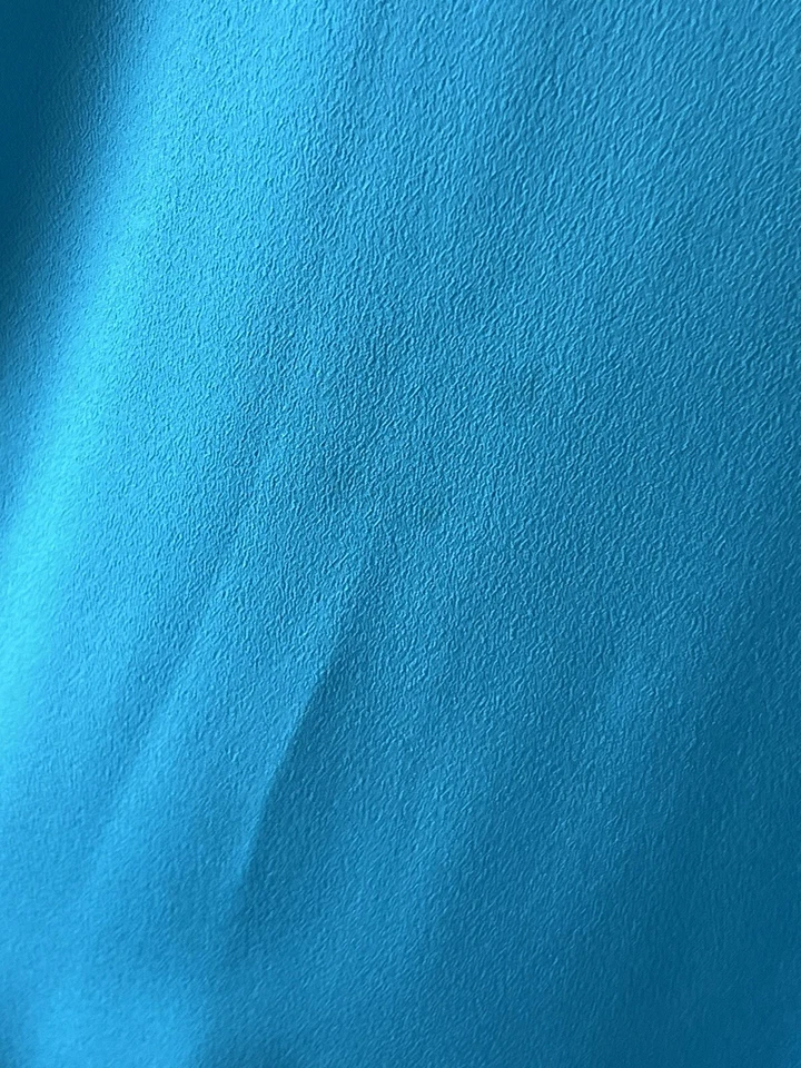 Camisa Chico’s 3 Turquesa Abotonada Manga Larga Dolman Seda Como XL Foto 3 de 4