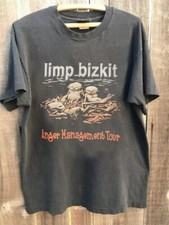 Limp Bizkit Band Tour T-shirt, Retro Charcoal Short Sleeve Unisex Tshirt S-5XL