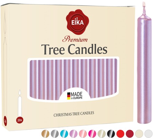 Velas de árbol de Navidad Eika Premium - Juego de 20 - Hechas en Europa - Sin aroma - Imagen 26 de 82