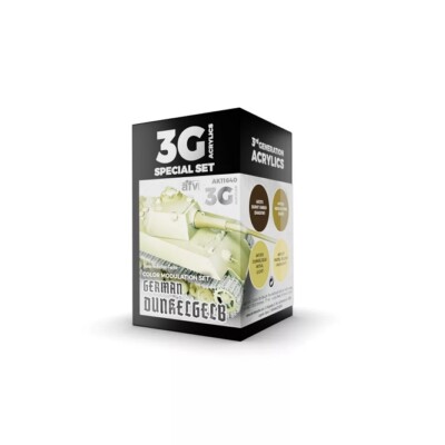 AK Interactive AK11640 - Modulation German Dunkelgelb 3G  4x17ml