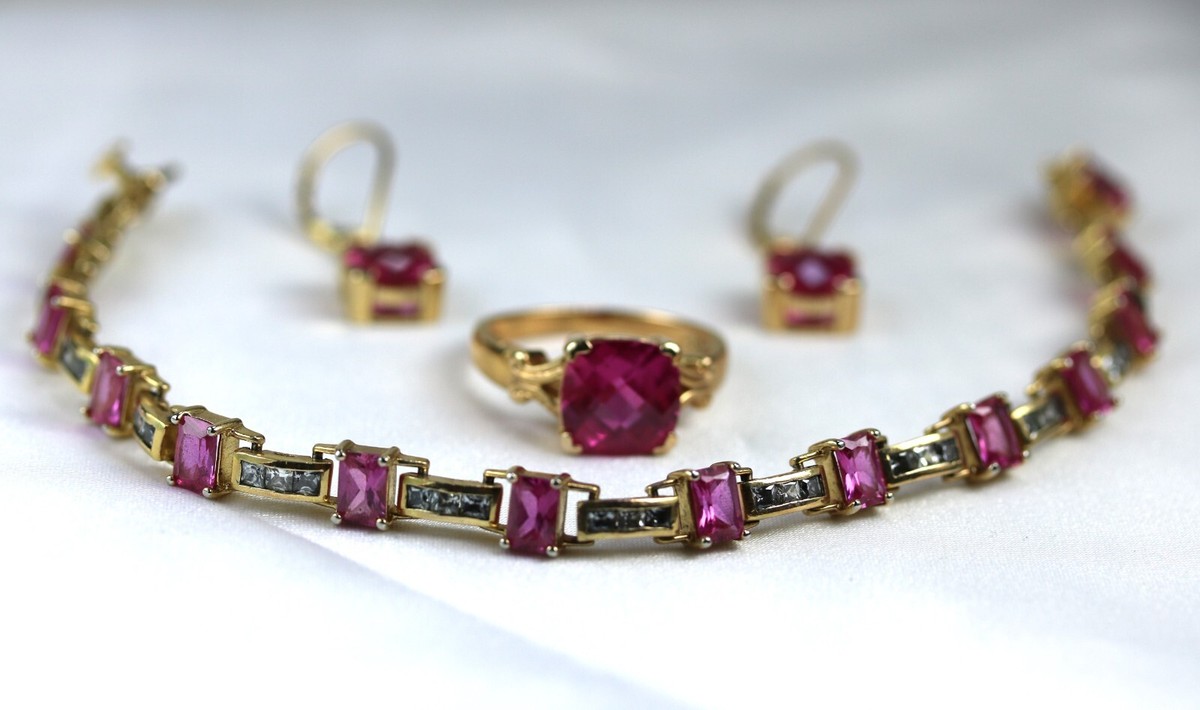 Earring Ross Simons Bracelets 18kt Gold Over Sterling Jewelry Set
