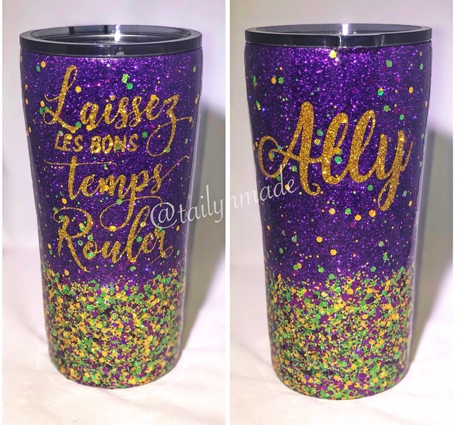 mardi gras yeti cups