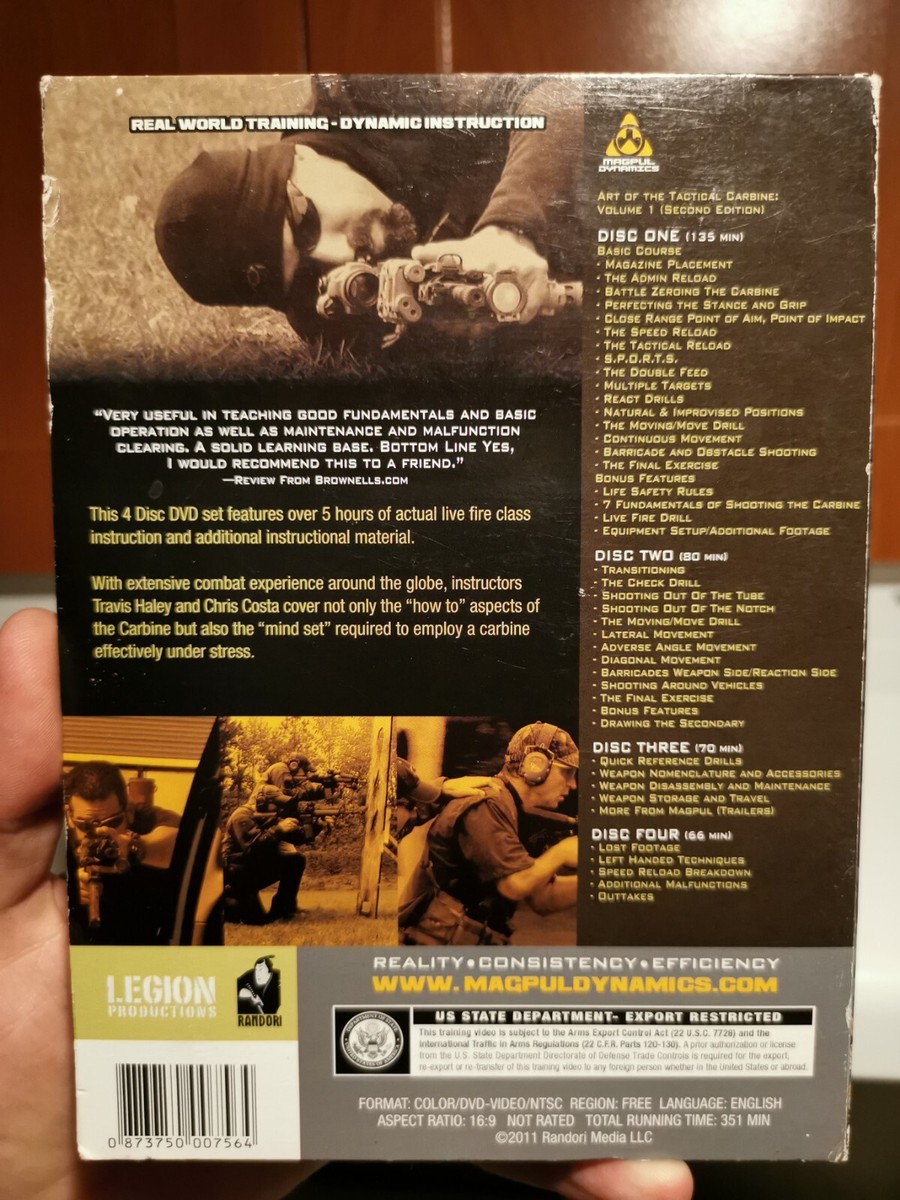 Art of the Tactical Carbine: 2nd Edition (DVD, 4-Disc Set) Magpul