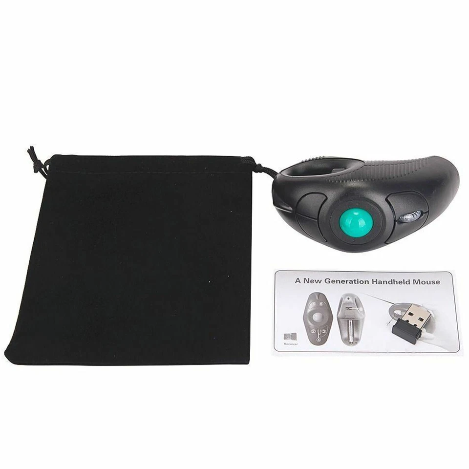 1x USB Wireless PC Laptop Finger HandHeld Trackball Mouse Mice Laser Pointer US - Image 3 of 4