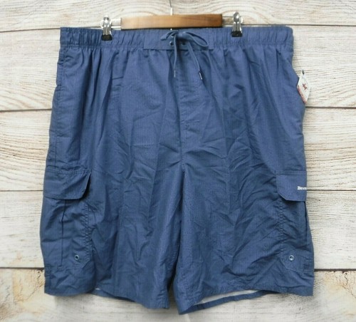 Beverly Hills Polo Club Mens Size 2X Blue Cargo Hybrid Swim Trunk Shorts New
