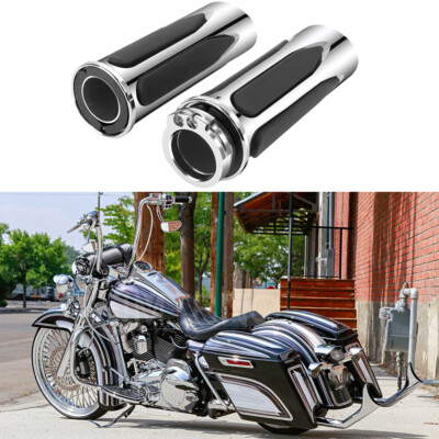 1'' Motorcycle Handle Bar Hand Grips For Harley Road King Electra Street Glide 